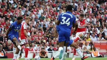 Skor 1-1 Hiasi Paruh Pertama Duel Panas Arsenal kontra Chelsea