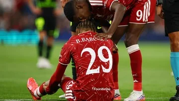 Kondisi Terkini Bradley Barcola Usai Ditarik Keluar Saat Laga Liverpool