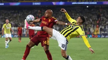 Gol Bryan Cristante Bawa AS Roma Ungguli Fenerbahce pada Paruh Pertama