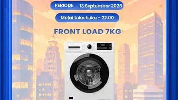 Transmart Full Day Sale Tawarkan Diskon Spesial Mesin Cuci 7Kg