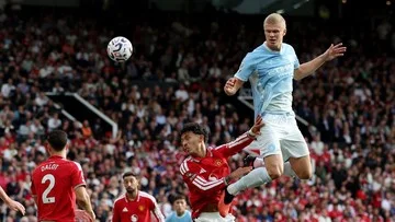 Erling Haaland Jadi Penentu Kemenangan Man City atas MU di Old Trafford