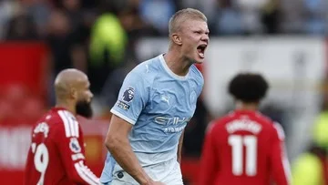 Erling Haaland Tanggapi Kritikan Soal Minimnya Sentuhan Bola Saat Derby