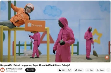 Rahasia Iklan ShopeeVIP+ Tembus 6 Juta Views Lewat Konsep Unik Squid Game