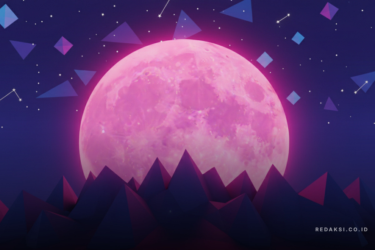 Tanggal 2 April 2026 Ada Apa? Fenomena Pink Moon Jam Berapa, Cara Menonton, Apakah Bahaya & Dampaknya