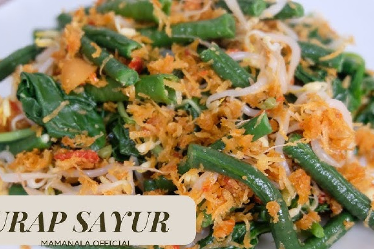 Tips Efektif Resep Urap Sayur Tidak Mudah Basi, Dijamin Tetap Segar Walau Sudah Lama! Pelengkap yang Lezat dan Sempurna