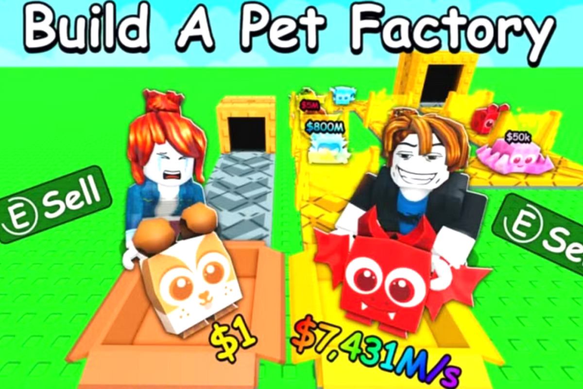 Kode Build A Pet Factory Roblox Update Maret 2026, Banyak Reward Gratis Masih Aktif