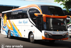 Bus Baru PO Sinar Rejeki dari New Armada, Usung Bodi Skylander R22 Aero 8 Touring