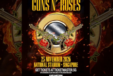 Jadwal Penjualan Tiket Konser Guns N’ Roses Singapura 2026