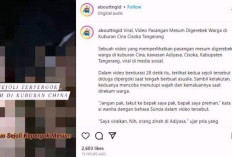 MIRIS! Viral Vidio Dua Sejoli Berbuatu Asusila di Kuburan Cina Tangerang, Sudah Siap Action Keciduk Warga